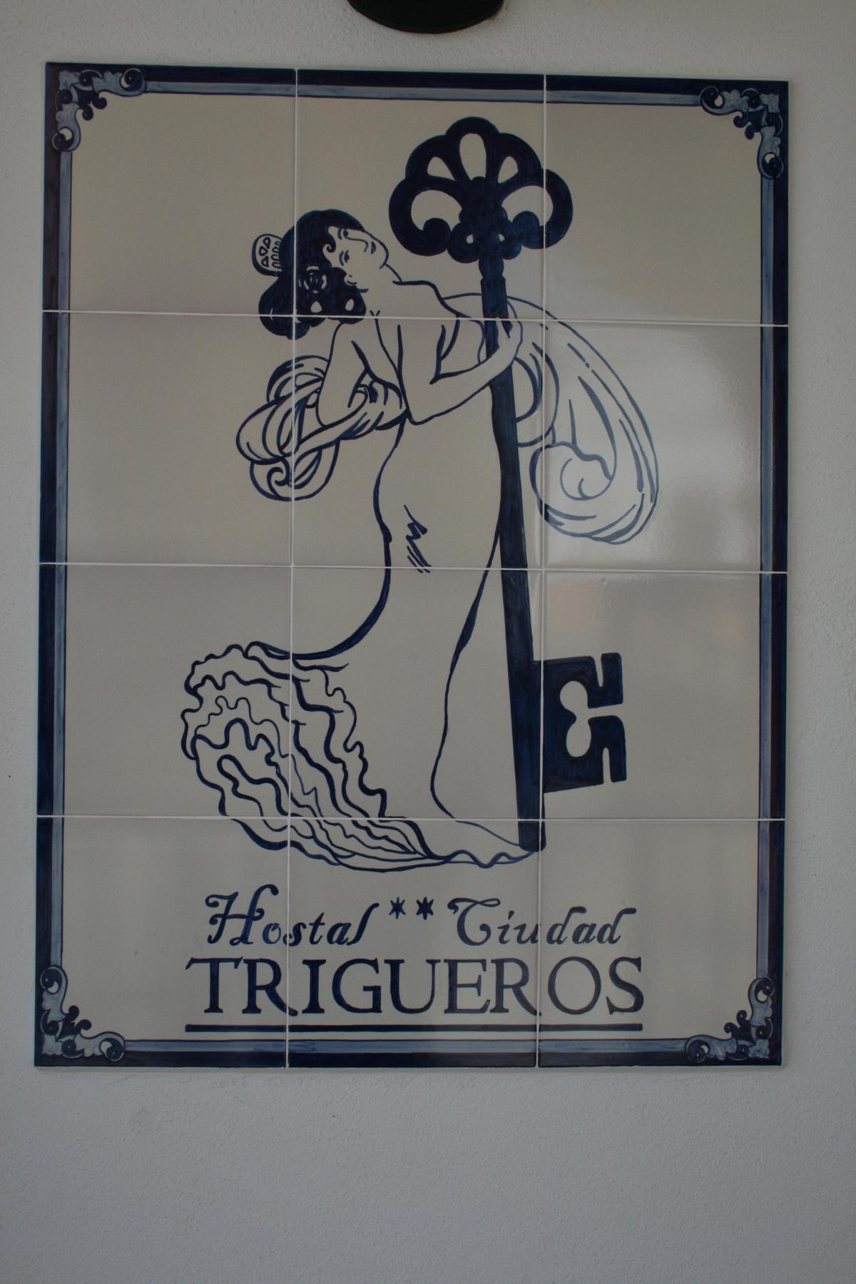 Hostal Ciudad Trigueros Buitenkant foto